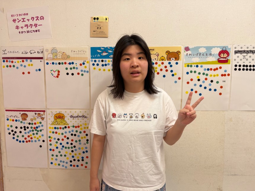 木埋学園 サンエックスキャラクター人気投票の様子